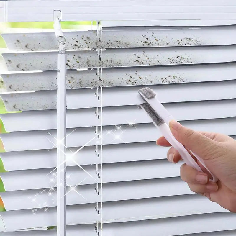 Blind Cleaner Mini Window Cleaner Washing Equipment Household Cleaning Dust Brush Home Gadgets with 6 Brush Head