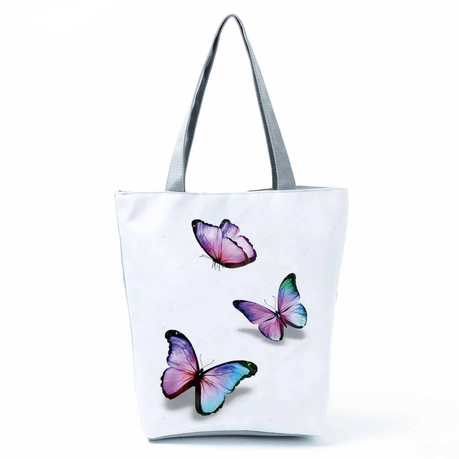 Simple Style Bee Butterfly Printed Shoulder Bag Female Beautiful Travel Shipping Tote Bag Portable Lunch Box Bento Outdoor Packs