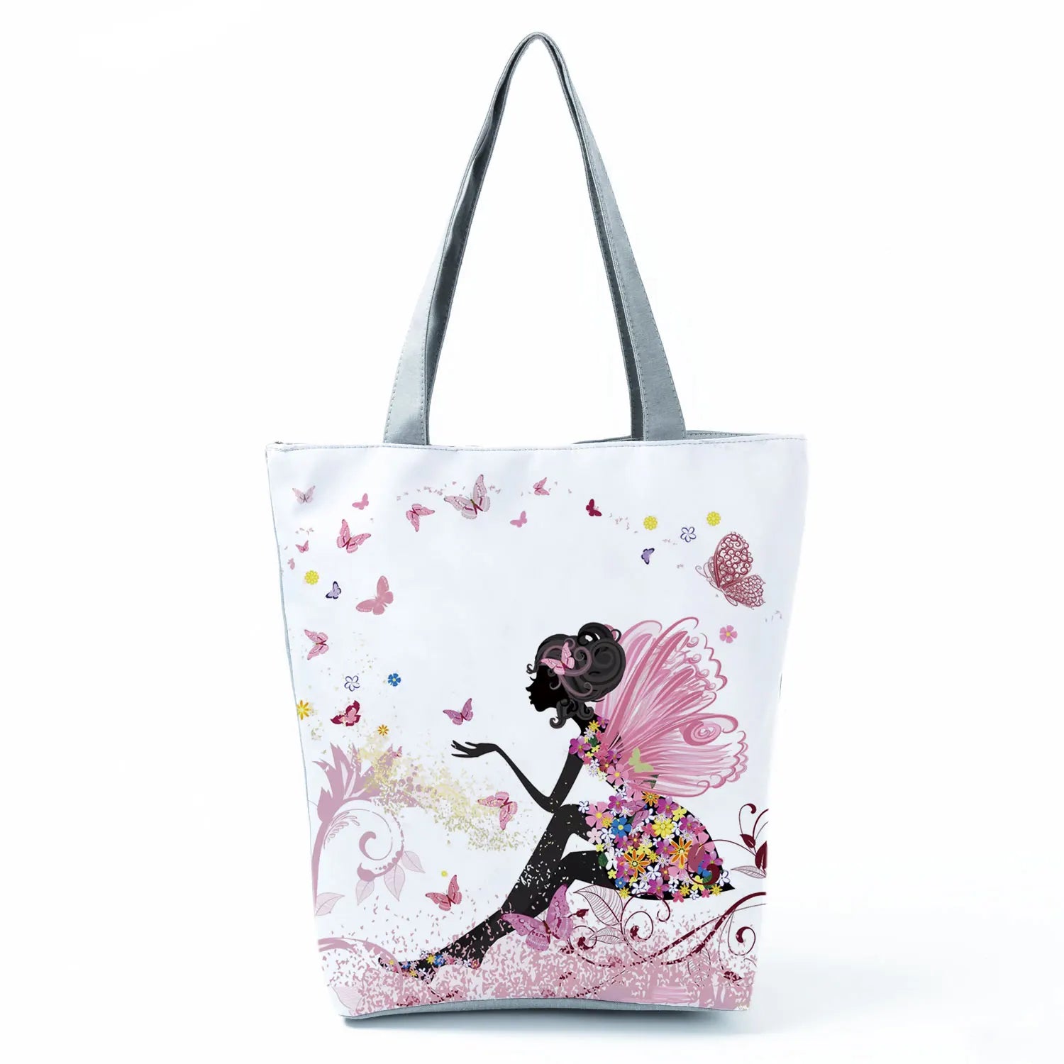 Simple Style Bee Butterfly Printed Shoulder Bag Female Beautiful Travel Shipping Tote Bag Portable Lunch Box Bento Outdoor Packs