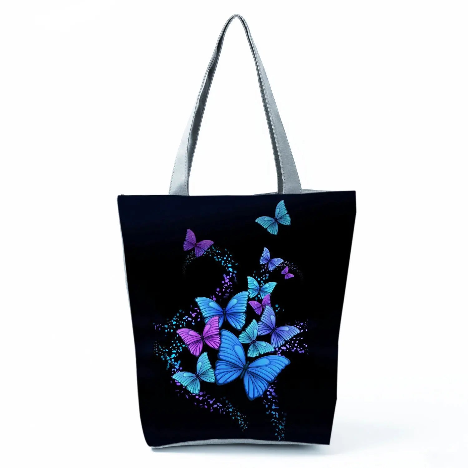 Simple Style Bee Butterfly Printed Shoulder Bag Female Beautiful Travel Shipping Tote Bag Portable Lunch Box Bento Outdoor Packs
