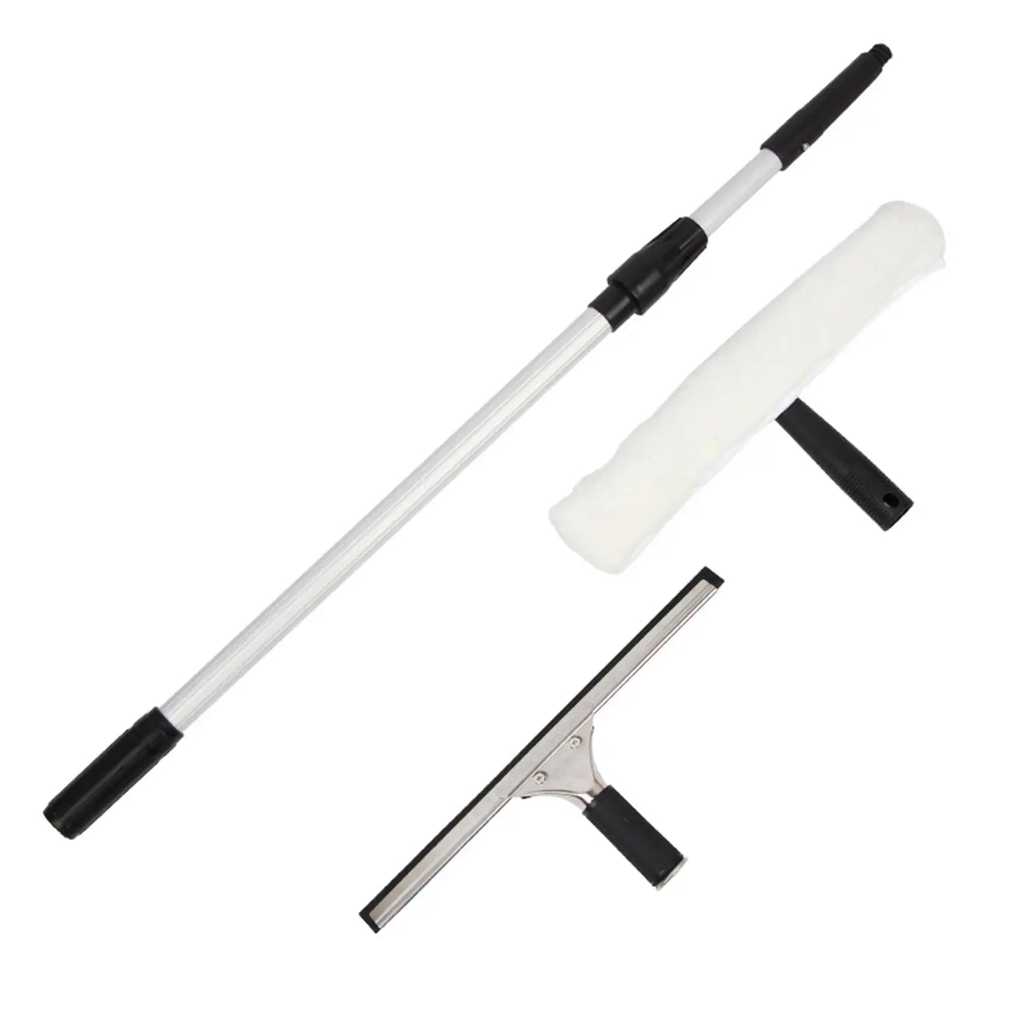 Window Cleaner 120cm Window Washing Equipment Glass Cleaning Tools Screen Cleaner for Wall Glass Door High Windows Home Bathroom