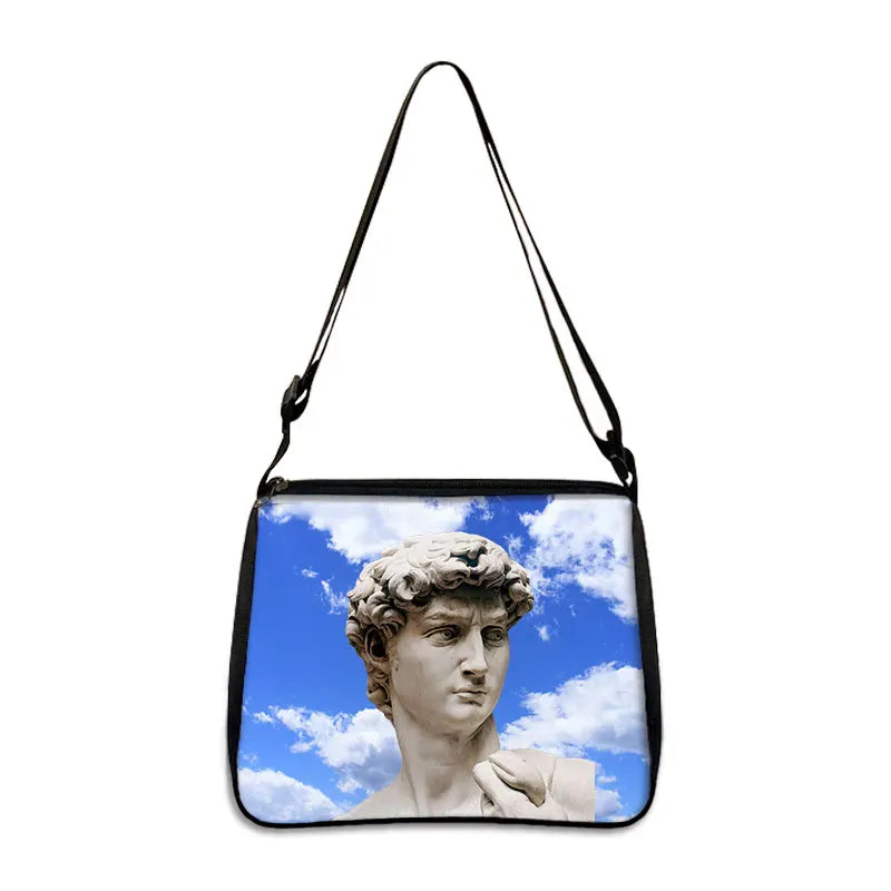 Van Gogh Art Famous Paintings Handbag Women Shoulder Bags Oil Painting Starr Night / Mona Lisa Shopping Bag Canvas Tote Bags
