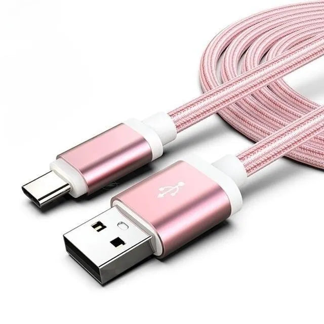 1M 2M 3M USB Type C Cable Mobile Phone Fast Charging Data Mirco Type-C Charger Cord For Xiaomi 12 11 Samsung S22 POCO M5 Redmi