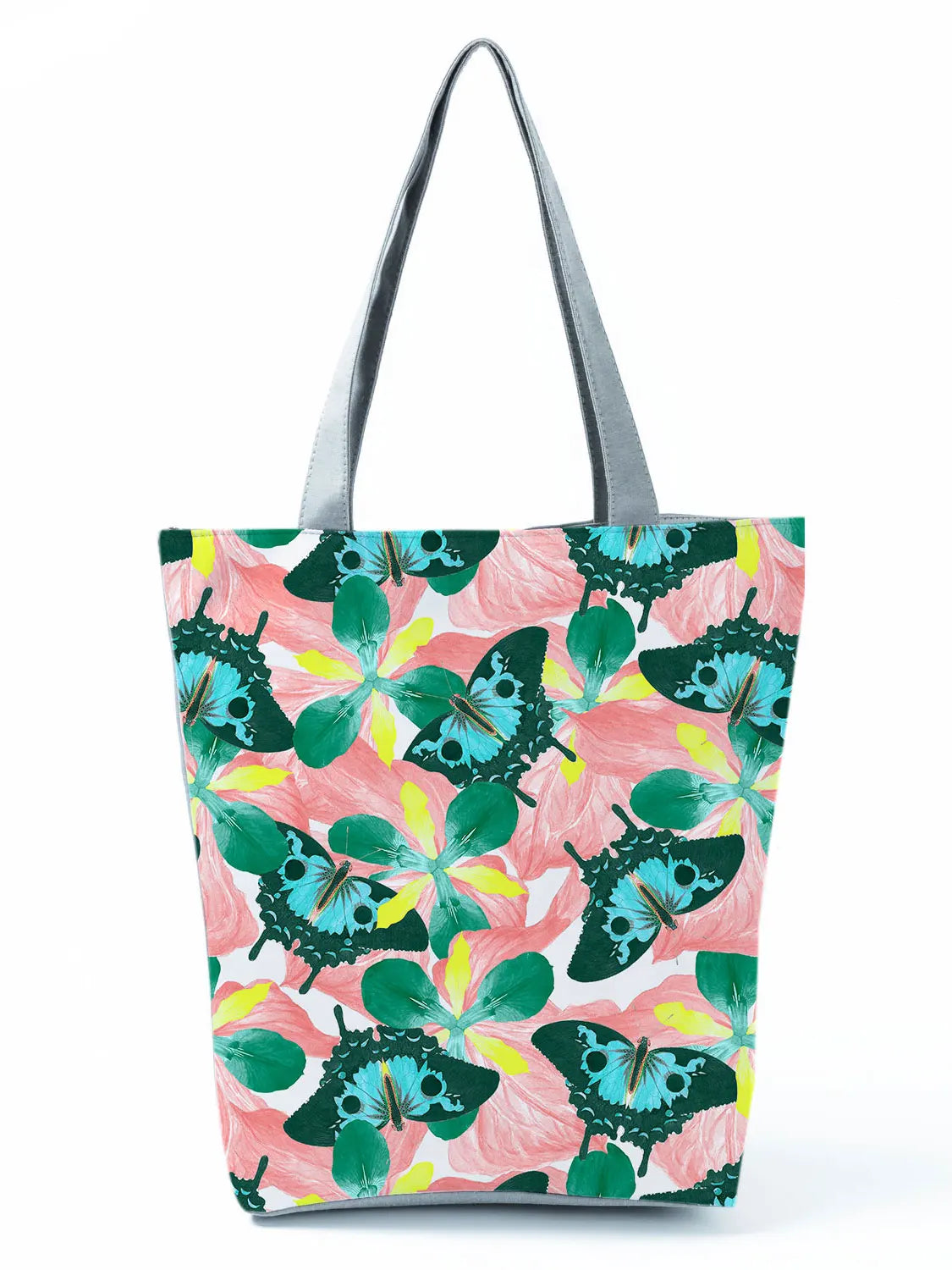 Simple Style Bee Butterfly Printed Shoulder Bag Female Beautiful Travel Shipping Tote Bag Portable Lunch Box Bento Outdoor Packs