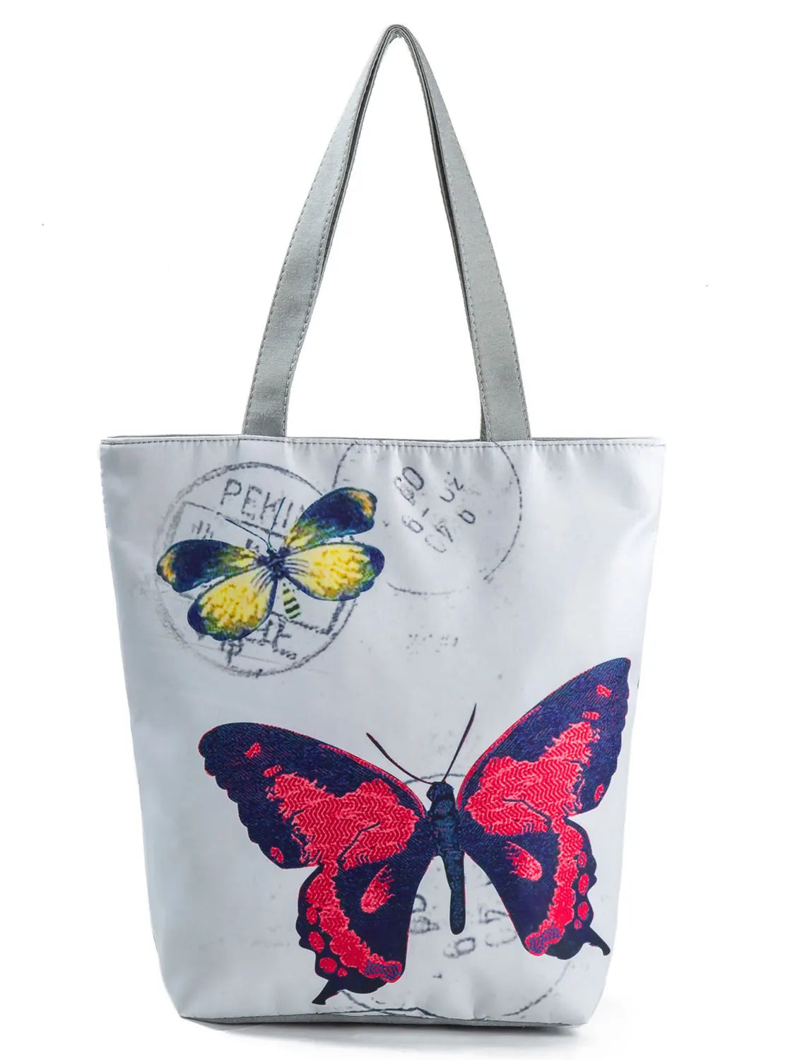 Simple Style Bee Butterfly Printed Shoulder Bag Female Beautiful Travel Shipping Tote Bag Portable Lunch Box Bento Outdoor Packs