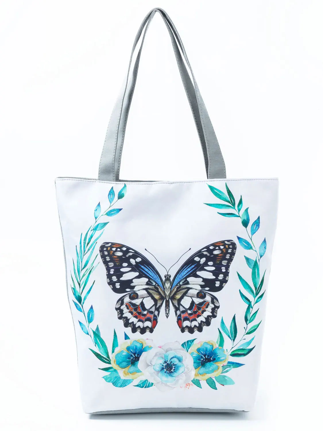 Simple Style Bee Butterfly Printed Shoulder Bag Female Beautiful Travel Shipping Tote Bag Portable Lunch Box Bento Outdoor Packs