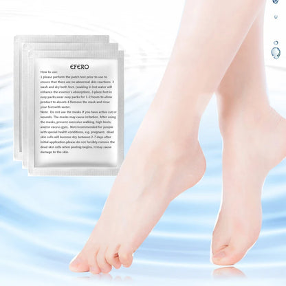 2pair=4pcs Foot Mask for Legs Peel Dead Skin Exfoliating Foot Mask Cream Socks for Pedicure Cracked Heels Foot Peeling Mask