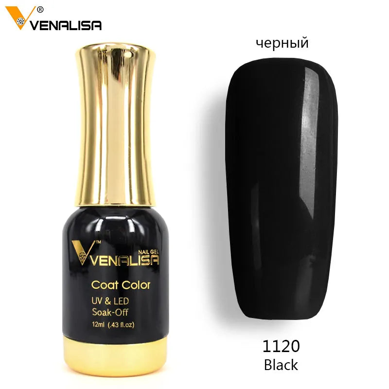 Nail Art Venalisa Nail Paint Gel 12ml 120 Colors Gel Polish Nail Gel Soak Off UV Gel Polish Nail Lacquer Varnishes L2