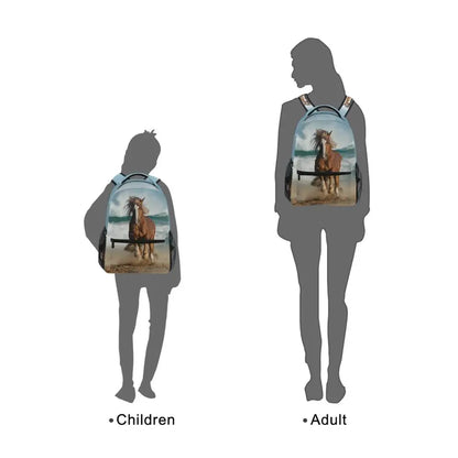 ALAZA Waterproof School bag Backpacks For Boys Horse Print School Bags For Girls Laptop Backpack For Teenagers Schoolbag news