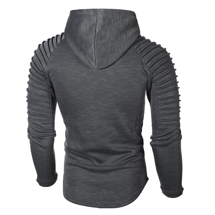 New Brand Fashion Mens Hoodies Men Solid Color Hooded Slim Sweatshirt Mens Hoodie Hip Hop Hoodies Sportswear Tracksuit