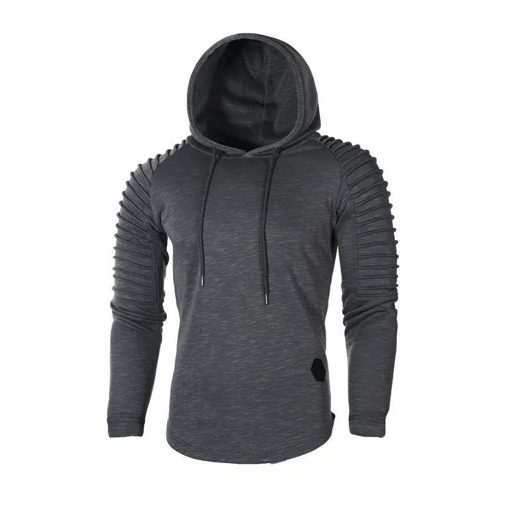 New Brand Fashion Mens Hoodies Men Solid Color Hooded Slim Sweatshirt Mens Hoodie Hip Hop Hoodies Sportswear Tracksuit
