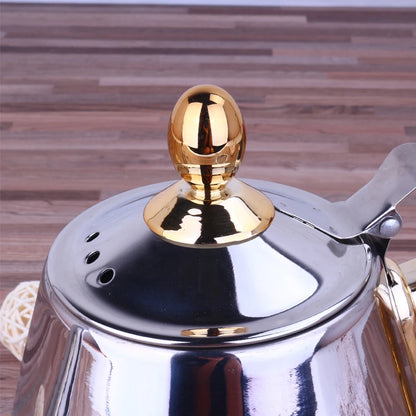 Humanized Handle Mirror Surface Delicate Water Kettle Inner With Tea Filter Induction Cooker Tea Kettle Coffee Pot 1.2L