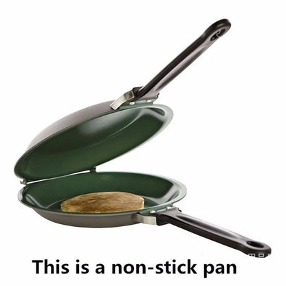 1pc Non-stick Flip Pan Ceramic Pancake Maker Cake Porcelain Frying Pan Nonstick Healthy General Use For Gas And Induction Cooker