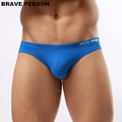 Men's Sexy Underwear Briefs Brave Person Brand Underwear Male Nylon Brief for Men Panties B1129