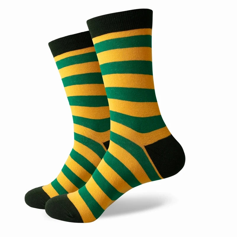 Match-Up New styles wholesale man's brand cotton socks stripe socks  free shipping