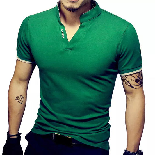 2022 New Arrival Cotton Men Polo Shirt Tops Fashion Brand Plus Size Short Sleeve Black White Polo Shirt Homme Camisa 5XL