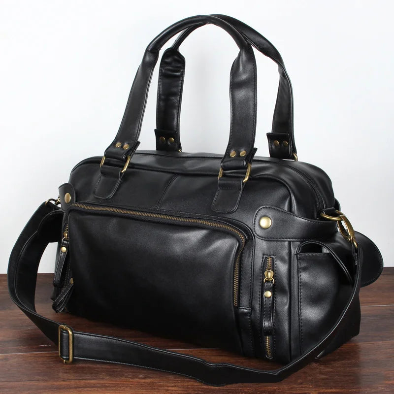 Male Bag England Retro Handbag Shoulder Bag Leather Men Big Messenger Bags Brand High Quality Men's Travel Crossbody Bag XA158ZC