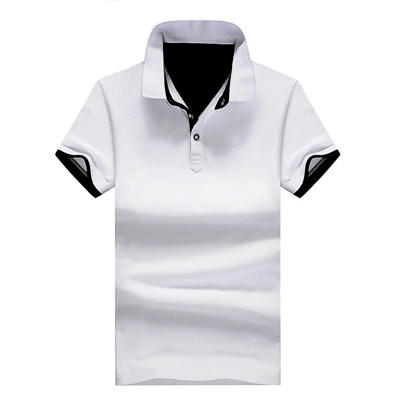 Mountainskin Mens Polo Shirt Brand Cotton Short Sleeve Camisas Tops Summer Stand Collar Male Shirts Brand Clothing EDA324