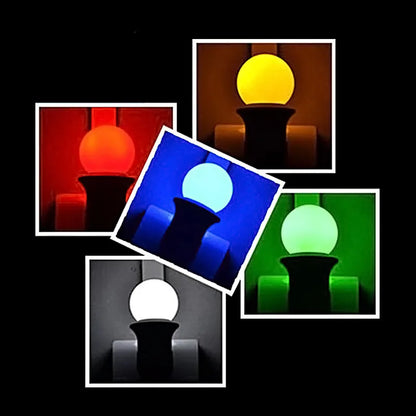 5PCS Colorful E27 B22 1W 2W 3W 5W 220V Red Blue Green White Yellow Warm RGB Blubs Energy Saving LED Golf Ball Light Globe Lamp