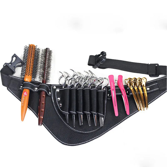 Free Shipping Salon Barber Scissors Bag Scissor Clips Shears Shear Bags Tool Hairdressing Holster Pouch Holder Case Belt