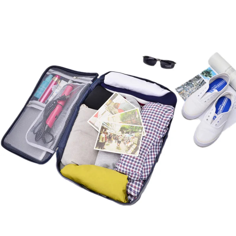 Blue denim large capacity suitcase fashion girl backpack laptop backpack travel bag
