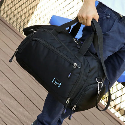 Hot Waterproof Nylon Travel Handbag Men Fashion Carry On Weekend Bags Vintage casual Duffel Shoulder Bags women Overnight Bag