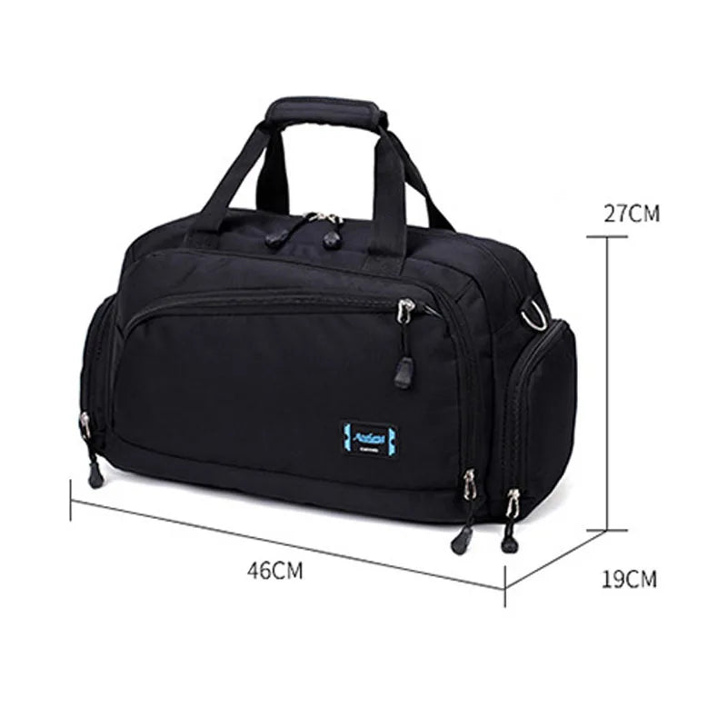 Hot Waterproof Nylon Travel Handbag Men Fashion Carry On Weekend Bags Vintage casual Duffel Shoulder Bags women Overnight Bag