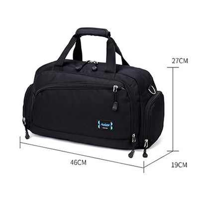 Hot Waterproof Nylon Travel Handbag Men Fashion Carry On Weekend Bags Vintage casual Duffel Shoulder Bags women Overnight Bag