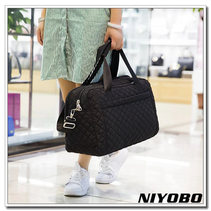NIYOBO 2022 New Arrive Large Capacity Women Travel Bags Men's Handbag Casual Shoulder Luggage Bag Female Hand Travel Tote Bag