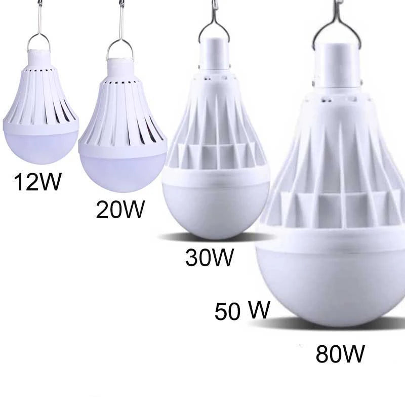 Multifunction USB Rechargeable Portable LED Lamp Bulb Emergency lamp with Switch and hook up Outdoor Camp Climbing Lighting