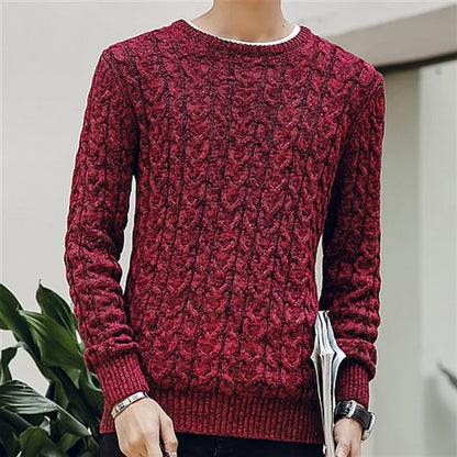 New Mens Sweaters 2023 New Fahsion O Neck Winter Sweater Men Pullover Long Sleeve Casual Men Jumper Sweater Fashion Clothes