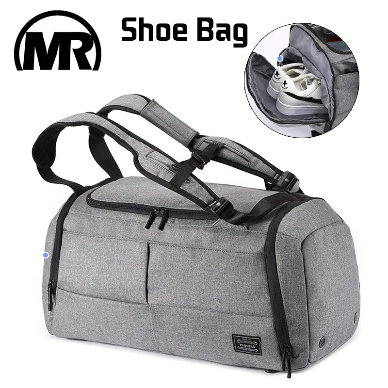 MARKROYAL Multifunctional Travel Bag Organizer Trolley Duffle bag Carry on luggage Weekend Bag For Men large Capacity Backpack