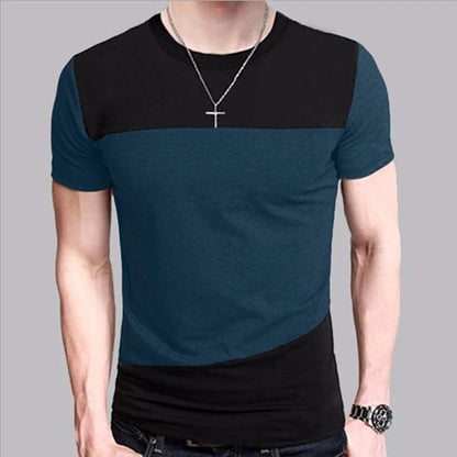 6 Designs Mens T Shirt Slim Fit Crew Neck T-shirt Men Short Sleeve Shirt Casual tshirt Tee Tops Short Shirt Size M-5XL TX116-R