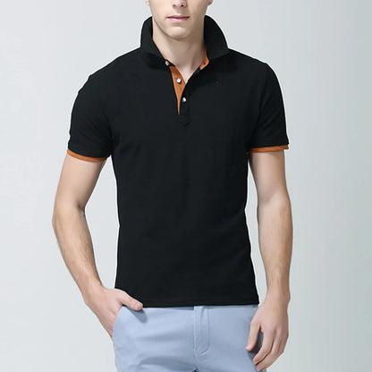 Mountainskin Mens Polo Shirt Brand Cotton Short Sleeve Camisas Tops Summer Stand Collar Male Shirts Brand Clothing EDA324
