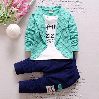 Boys Suits Outfits For Weddings Fashion Kids Prom Party Clothes Coat Children Clothing Sets Boy gentleman Costume Wear 1 year