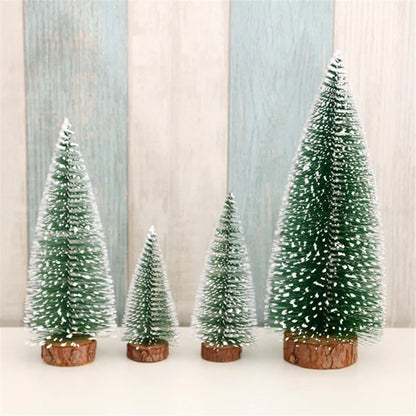 Mini Christmas tree Desktop decoration/Shop window New Year 2022 Gift Xmas Christmas Decorations for Home Ornaments Noel Navidad