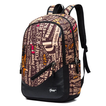 Camouflage printing school backpack Large-capacity orthopedic schoolbag for boys girls Laptop backpacks teen Nylon school bags