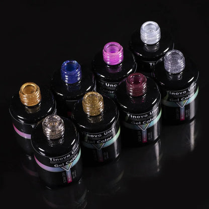 Tinovo Uno Manicure Gel Nail Polish 12ml UV/LED Semi Permanent Glitter Gel Paint Lacquer Soak Offf Nails Art Supplies Gellak NEW