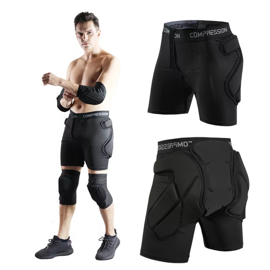 Men's Women Outdoor Snowboard protection Hip Padded Shorts Sport Short Pants for Skating Sports Protective Snowboard Shorts
