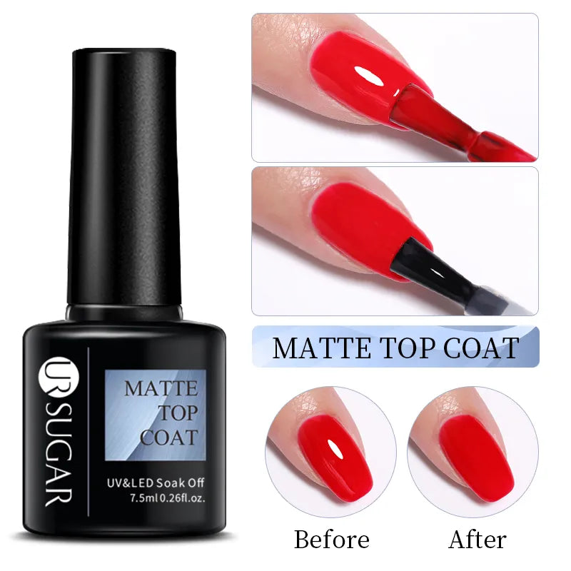 UR SUGAR 7.5ml Autumn Red Series Nail Gel Polish Gel Paint Nail Art Semi Permanent Nail Art Manicure Soak Off LED UV Nail Gel