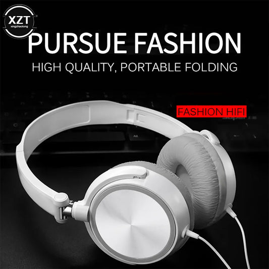 Fashion S1 Wired Headphones Over Ear Headsets Bass HiFi Sound Music Stereo Earphone Flexible Adjustable Headset For PC MP3 Phone