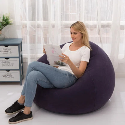 Large Lazy Inflatable Sofa Chairs PVC   Seat Bean Bag Sofas Pouf Puff Couch Tatami Living Room Supply