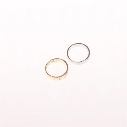 Unisex Stainless Steel Atlantis Rings Silver/gold Colors For Women And Men