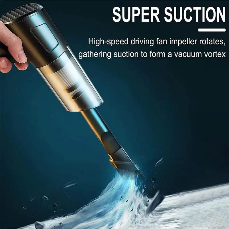 Car Vacuum Cleaner 10000Pa Handheld Vaccum Cleaner Portable High-power Air Duster For Car Home Keyboard Cleaning