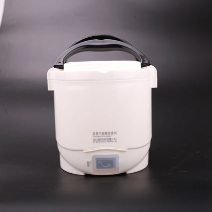 1L Rice Cooker Used in House 110v to 220v  or Car 12v to 24v Enough for Two Persons With English Instructions