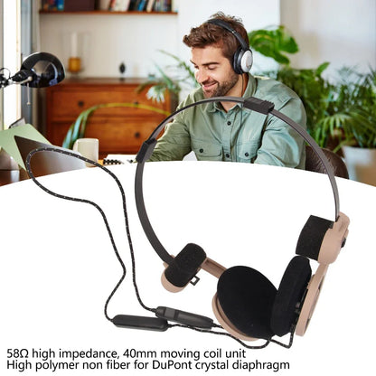 Lightweight Bluetooth WhatPlus retro headset over-ear vintage Bluetooth headset foldable portable Bluetooth headset for cell