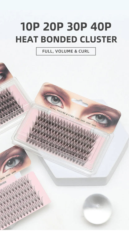 High quality 120 knots 10D/20D Black 8/10/12/14/16mm Mink Eyelash Extension Artificial Eyelash Fake False Eye Lash Eyelashes