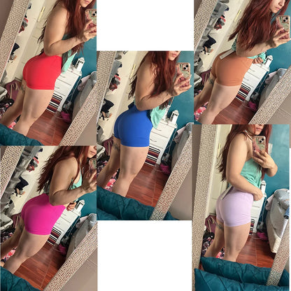 New Women-Lulu Shorts Tights Running Luluwomen Short Gym Woman Yoga Wear Seamless Push Up Fitness Leggings Sports Lulemon Dupes