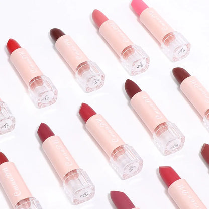 Sexy 15 Colors Velvet Matte Lipsticks Waterproof Long Lasting Sexy Red Lip Stick Non-Stick Cup Makeup Lip Tint Beauty Cosmetic