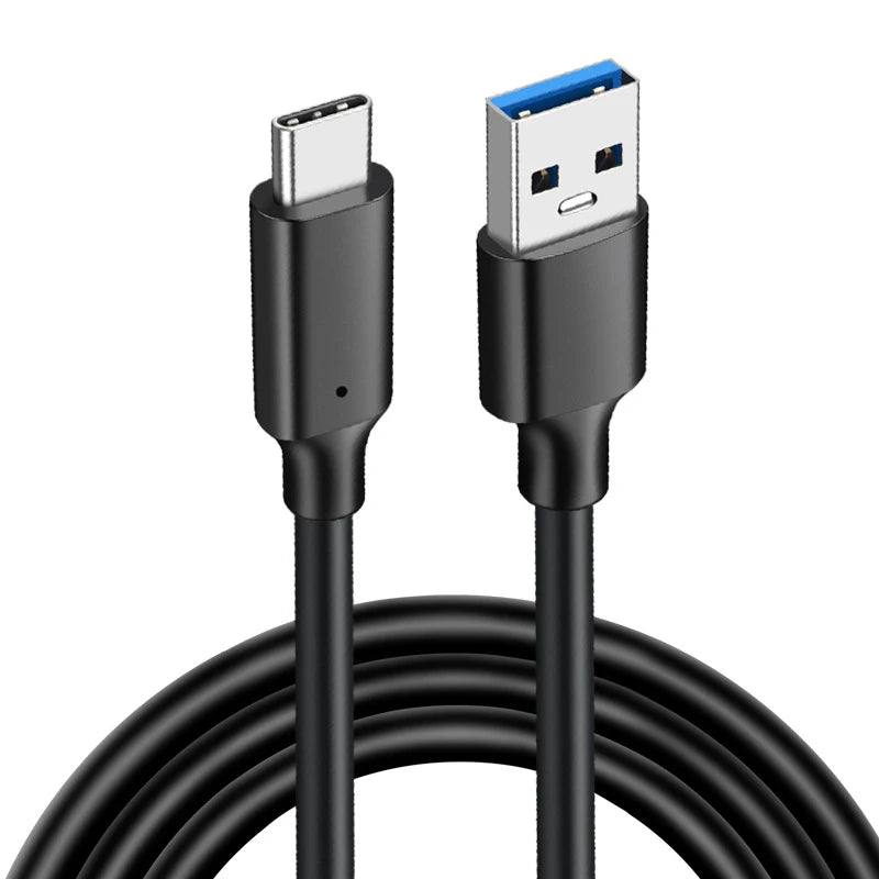 Type-C Data Cable USB3.2 to Type C Transmission Cord 10Gbps for Hard Drive HDD Car Charger 3A 60W PD Fast USB-C Charging Cables